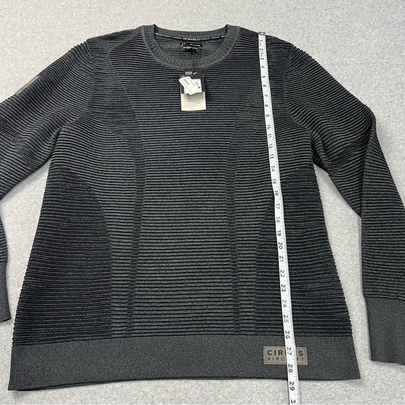 UNDER ARMOUR sweater Mens xxl Intelli-knit Phantom 2.0 Gray Ribbed running NWT - Picture 2 of 12